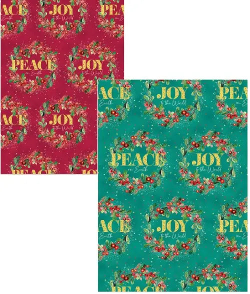 Peace and Joy Gift Wrap and Labels