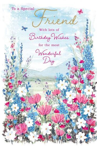 To A Special Friend Birthday Card