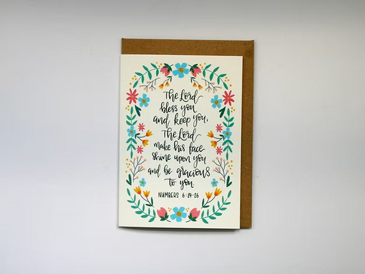 The Lord Bless you Blank Card
