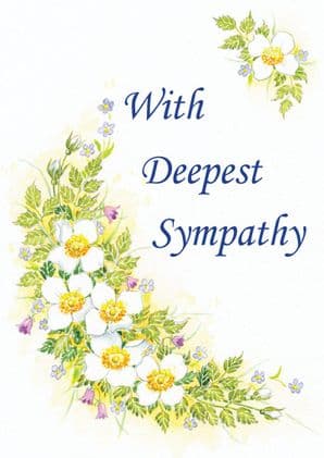 With Deepest Sympathy - Card
