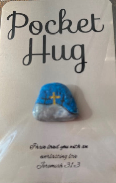 Pocket Hug - Painted Stone- I have loved you