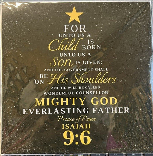 Tree- Isaiah 9 v 6 - Christmas Cards  -  Foodbank