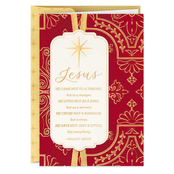 He came not to a throne  - Dayspring Christmas Cards - Box of 16