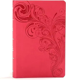 KJV Large Print, Personal Size, Reference Bible - Fuchsia
