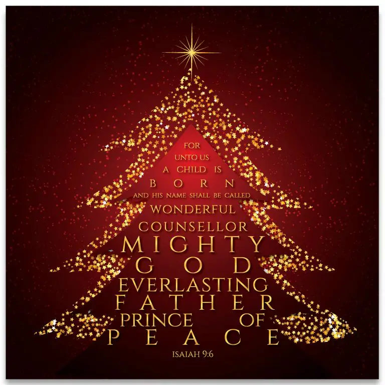 He shall be Called - Tree - Luxury Christmas Cards