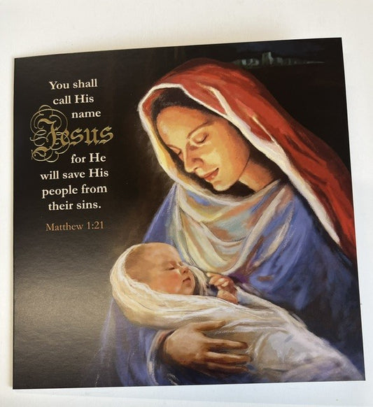 Madonna and Child Compassion Christmas Cards
