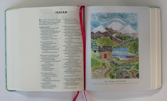 NIV Holy Bible Journaling(Illustrated by Hannah Dunnett)