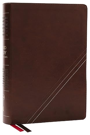 NKJV Reference Bible with Thumb Index - Brown Leathersoft, Comfort Print