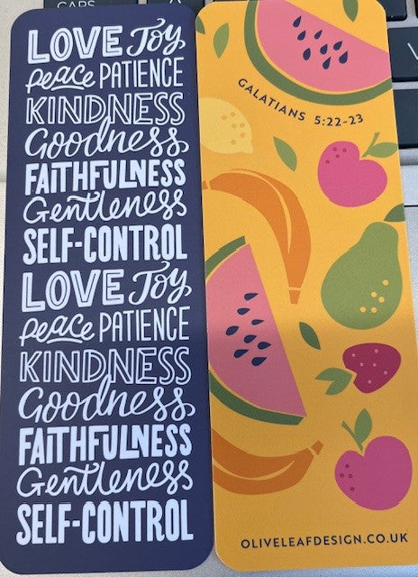 Bookmark - The fruit of the Spirit