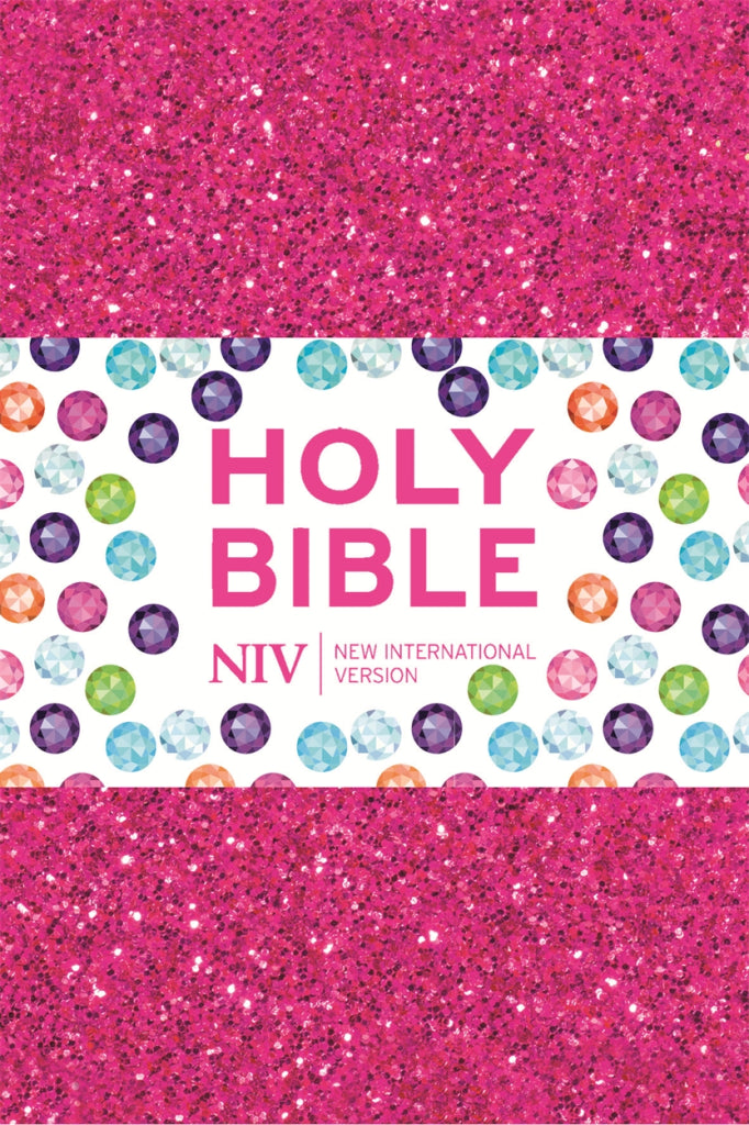 REVIVED - NIV  Sparkly pink  ruby pocket sized bible