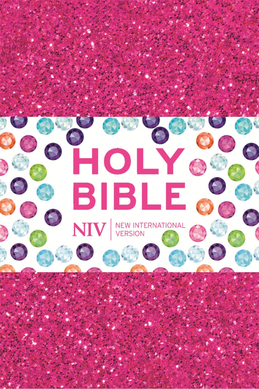 REVIVED - NIV  Sparkly pink  ruby pocket sized bible