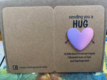 Sending you a Hug - Pink or Blue - Lesley Hollingworth