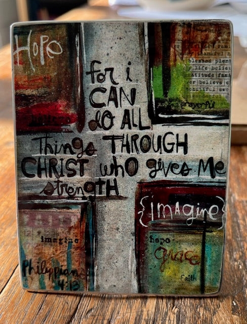 Enamelled Plaque - Hope