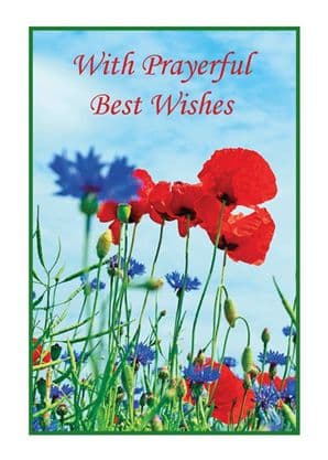 With Prayerful Best Wishes Card