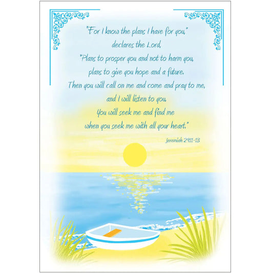 For I Know The Plans - Greeting Card