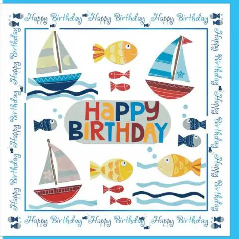 Birthday Card - Seaside