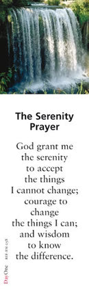 Bookmark - The Serenity Prayer