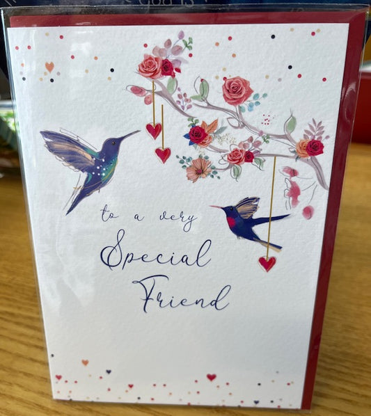 Card - Birthday - For a Special Friend - Humming Birds