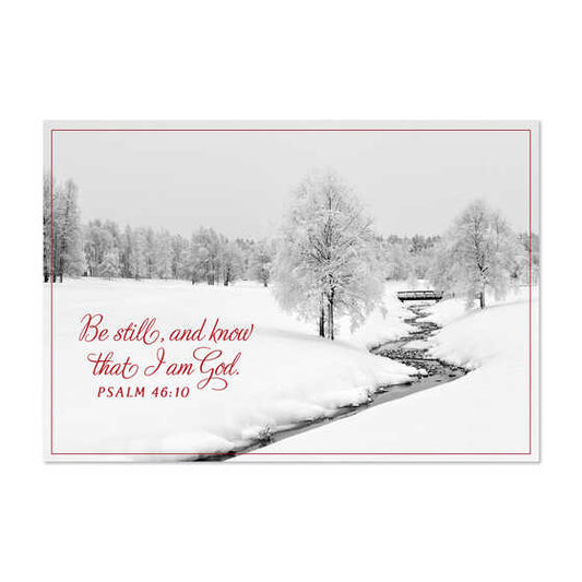 Be Still and Know  - Dayspring Christmas Cards - Box of 16