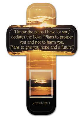 Christian Art Bookmarks - I know the plans - Jeremiah 29 v 11