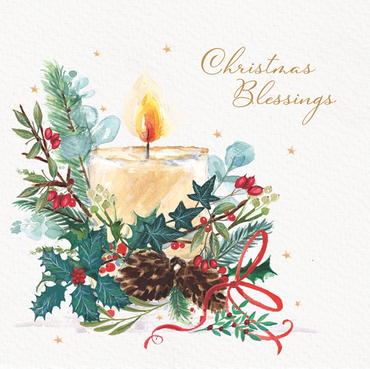 Christmas Blessings Candle  - Christmas Cards  - Tear Fund