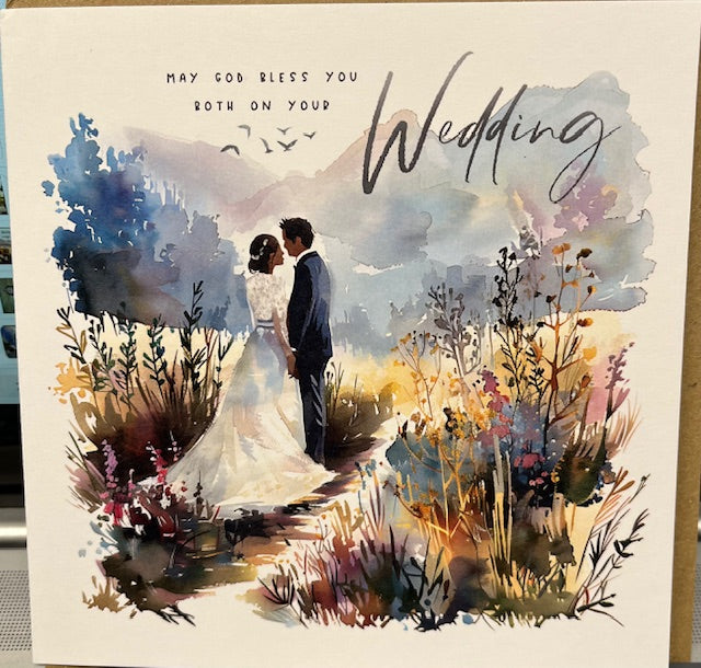 May God Bless you both on your Wedding - Card