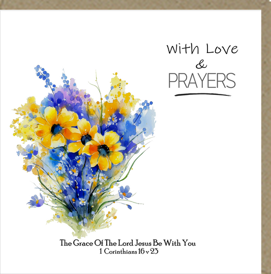 Praying for You Card - The Grace of the Lord Jesus be with you